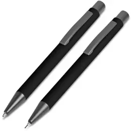 Omega Ball Pen & Pencil Set Black